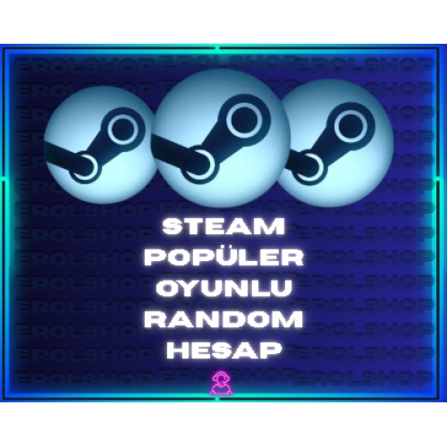  STEAM POPÜLER OYUNLU RANDOM HESAP UCUZ